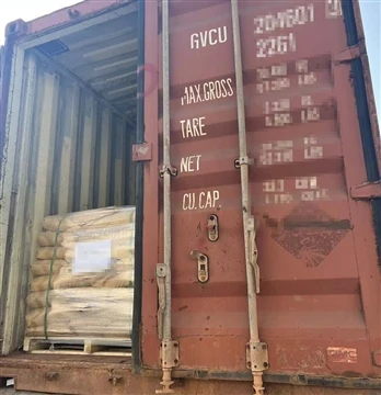 Ildfaste rammematerialer til salg, kunde i Jordan bestilte 55 tons